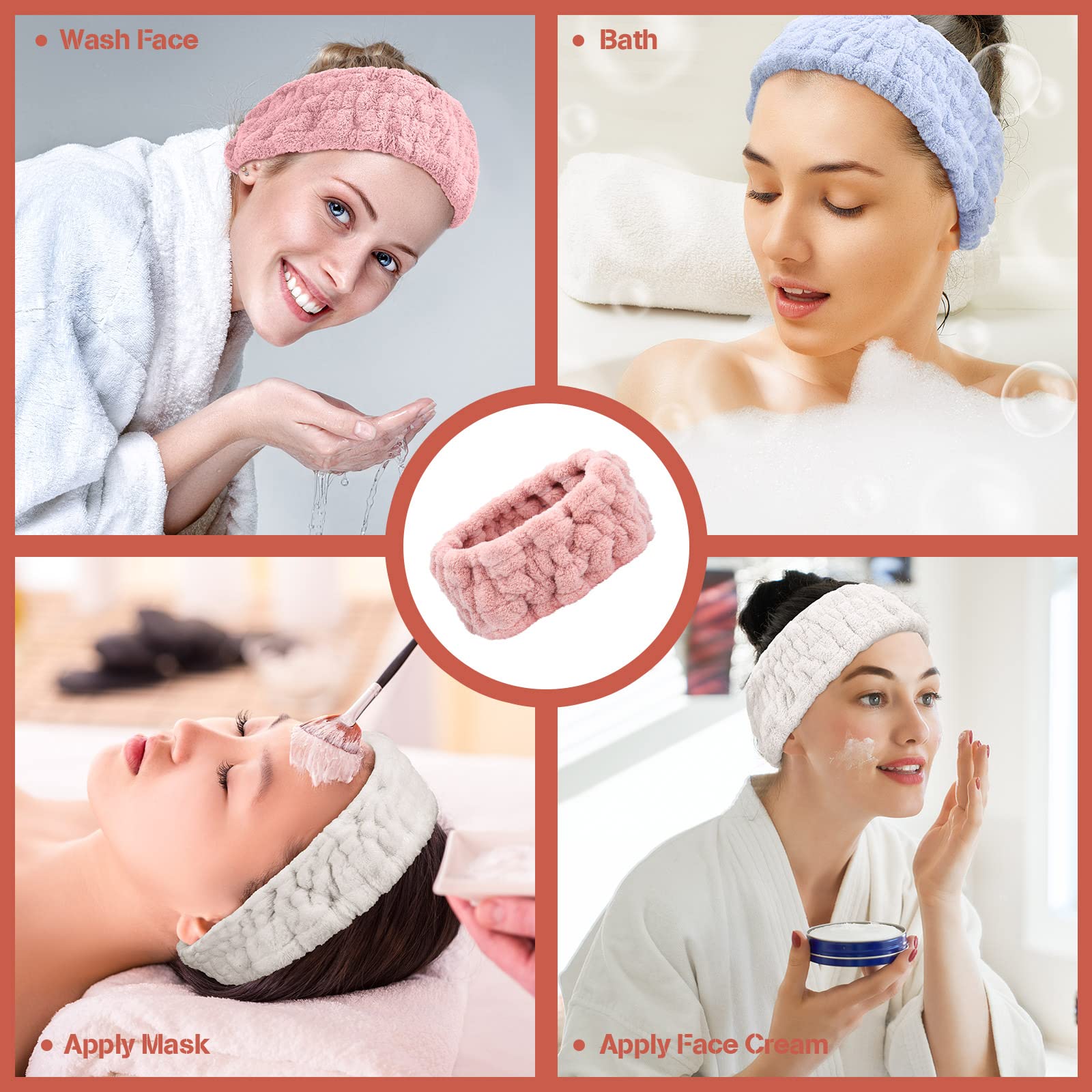 Chuangdi headband in spa scene illustrating relaxed grooming benefits