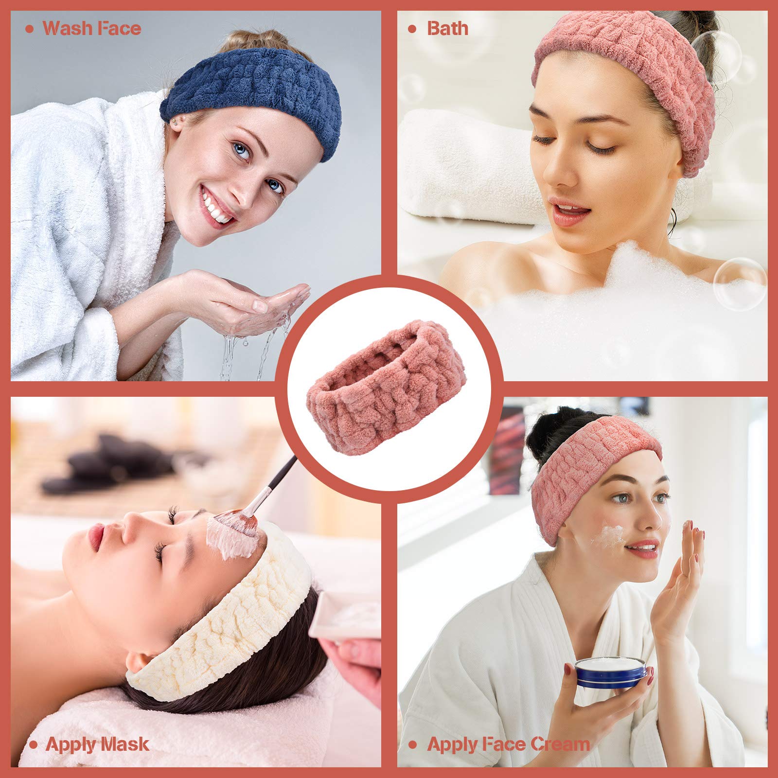 Chuangdi headband in a spa scene conveys relaxed, convenient use