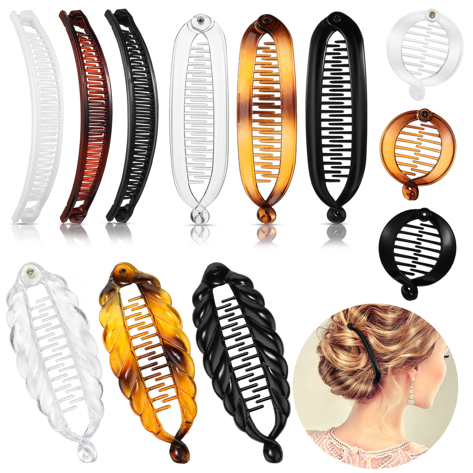 Chuangdi clip used in casual hairstyle for comfortable, no-heat hold