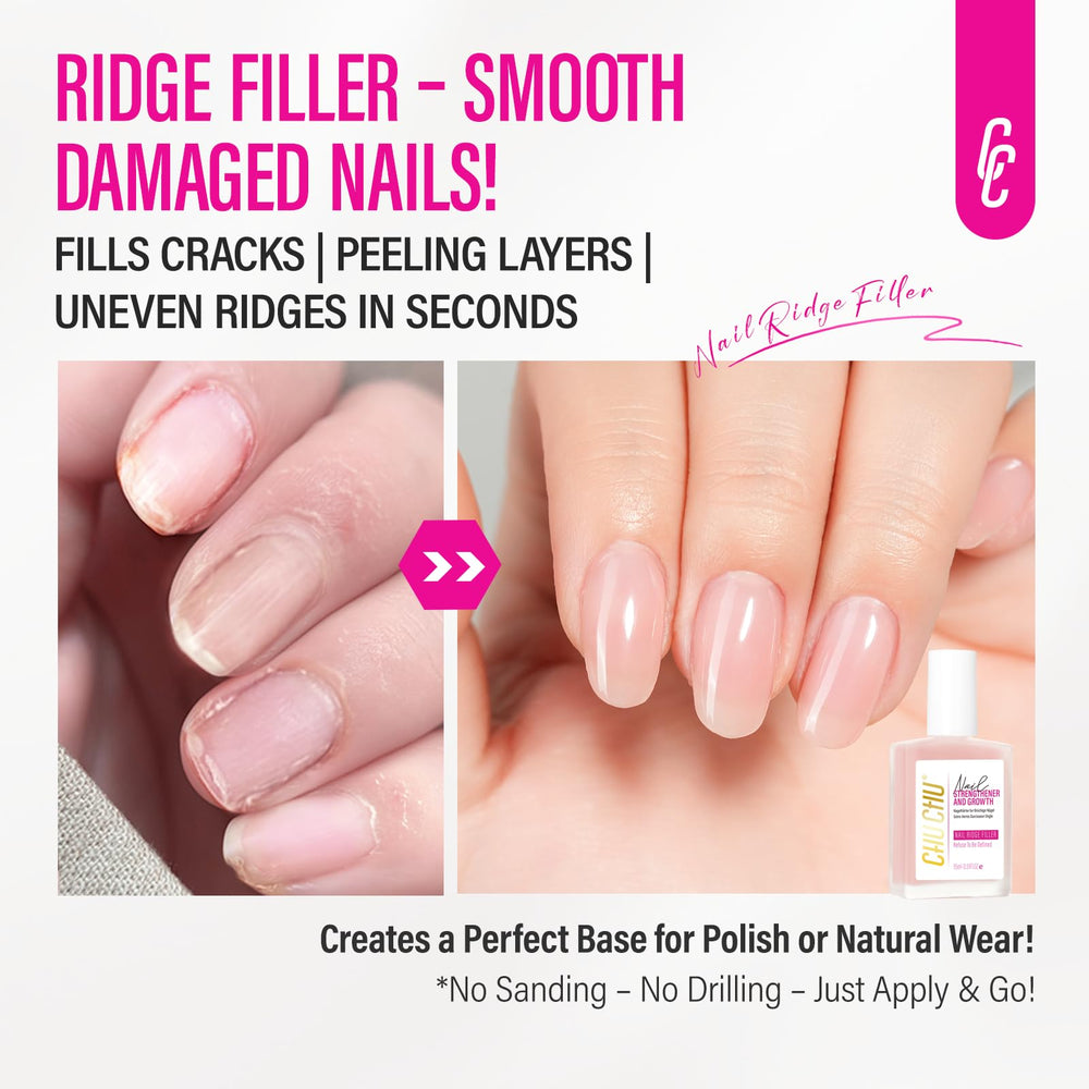 CHUCHU application as base and top coat for time-saving benefit