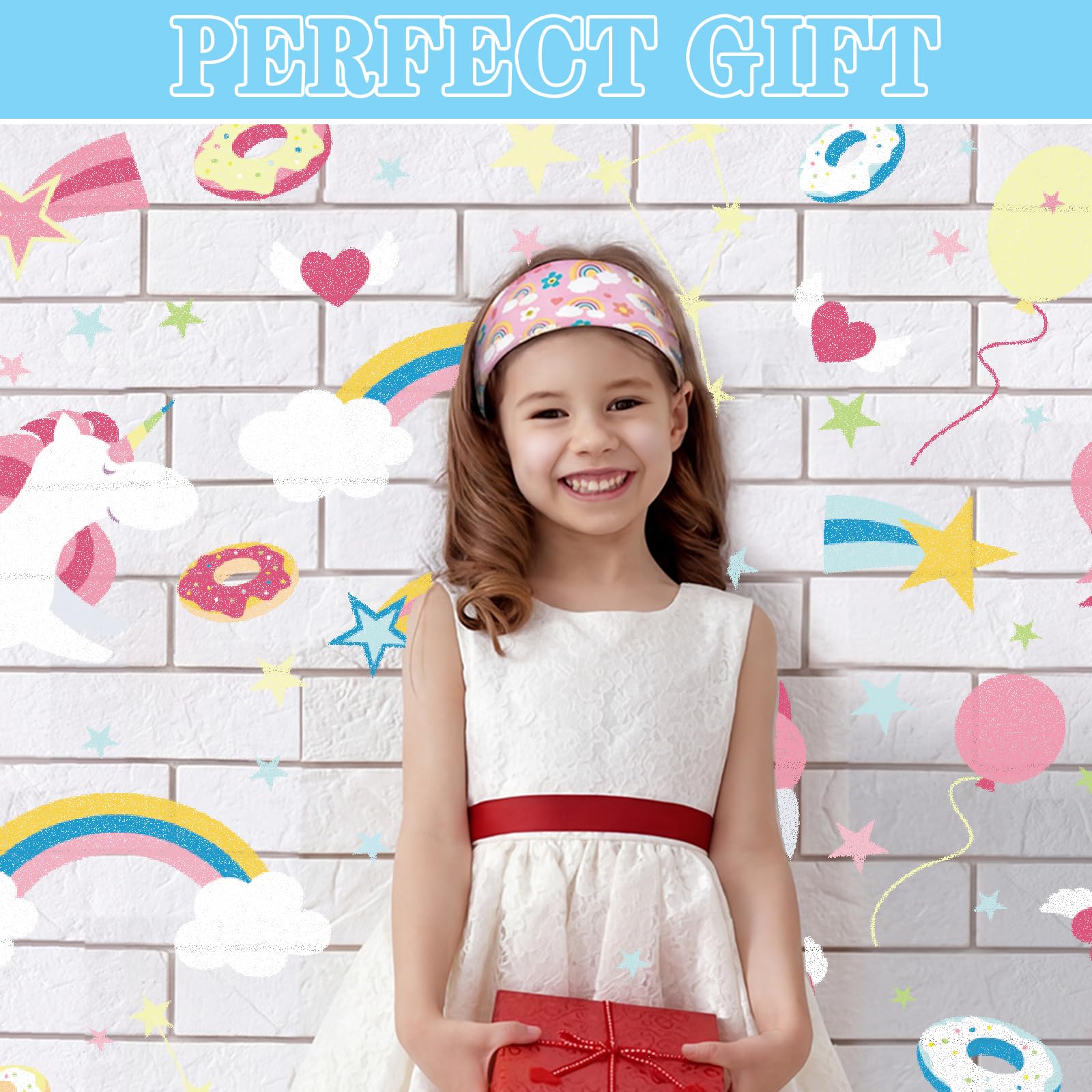 Chunyin headbands styled at a kids party, shows festive use and photo-ready look