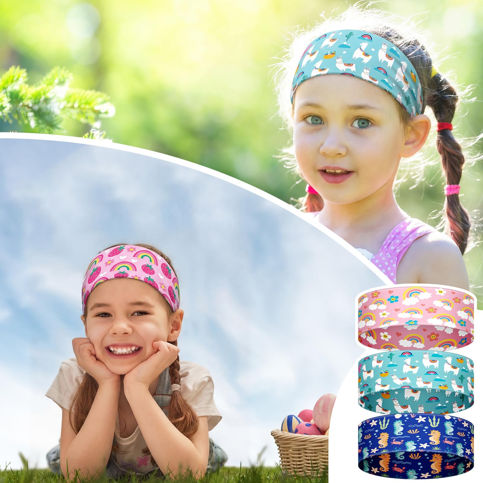 Chunyin headband being hand-washed, indicates easy care and long-lasting wear