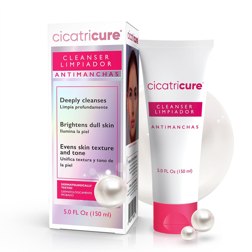 Cicatricure front packaging showing bottle and branding for easy identification