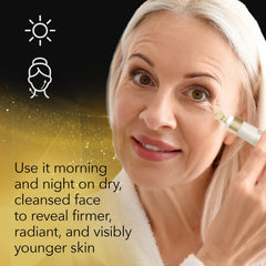 Applying Cicatricure to lip contour to soften expression lines and plump look