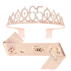 CIEHER sash front view showing rose gold lettering and festive look