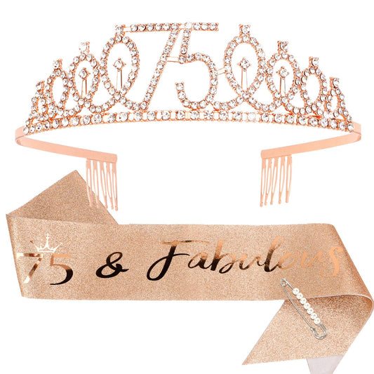 CIEHER crown front display showing rose gold sparkle and regal look