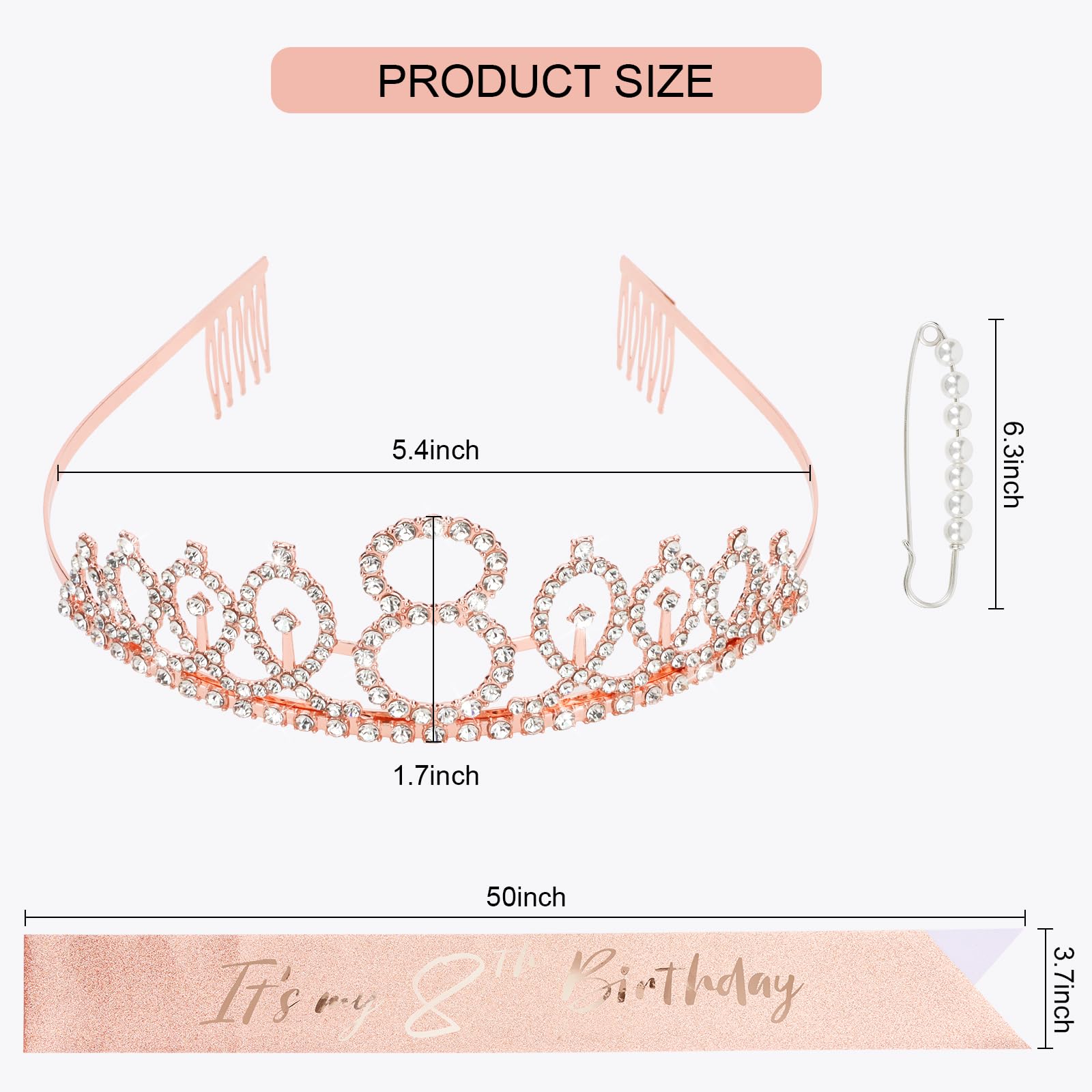 CIEHER crown rhinestone detail highlighting sparkle and secure setting