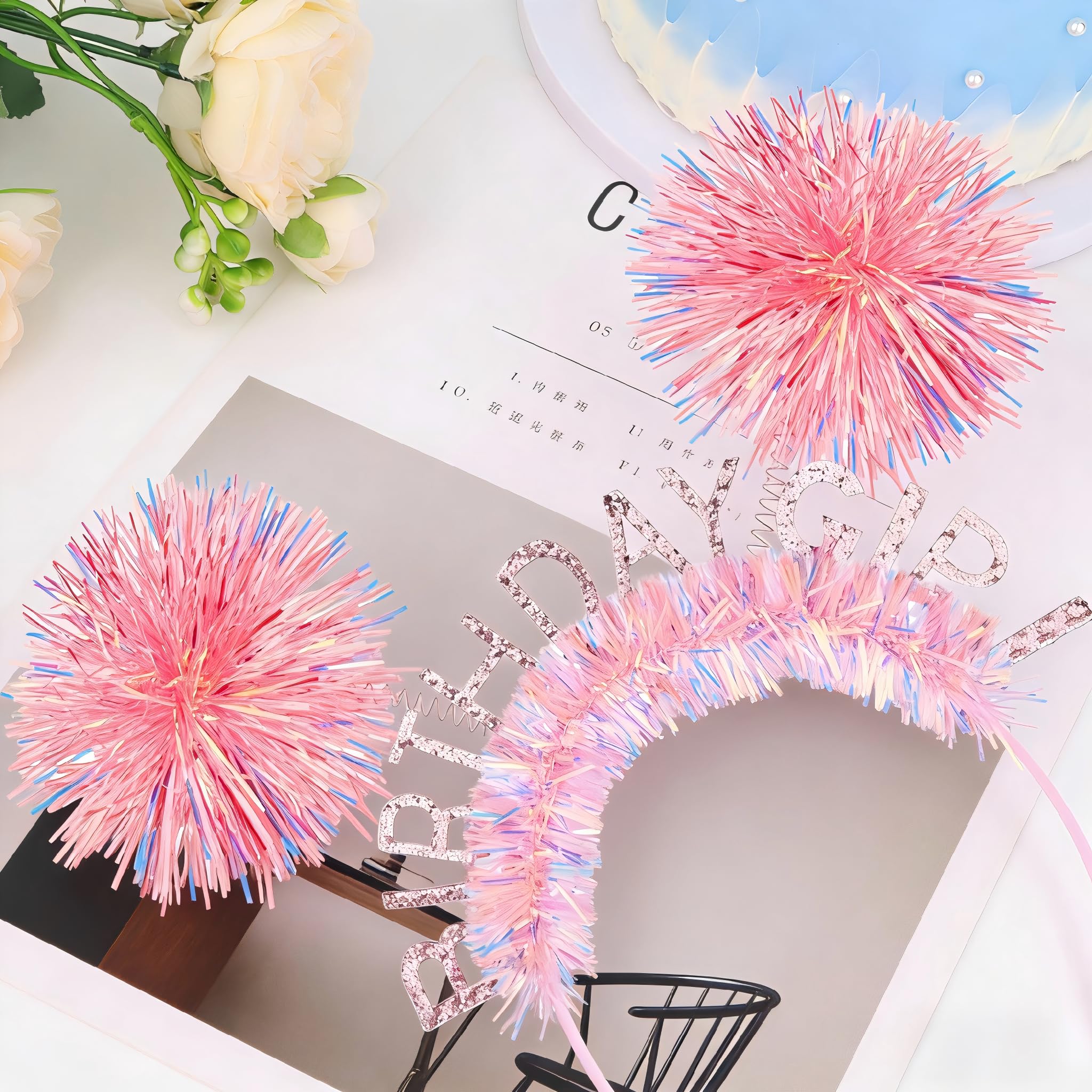 CIEHER flat lay with party decor showing coordination benefit