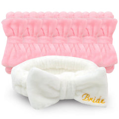 CIEHER front view of bride and bridesmaids headbands for matching party looks