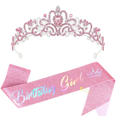 CIEHER front view of crown and sash set showing complete celebration look