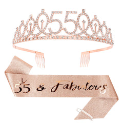 CIEHER front view of crown and sash set showing elegant presentation
