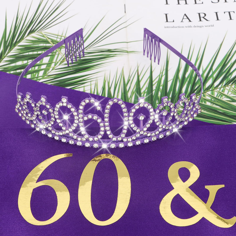CIEHER crown and sash arranged in a gift box as a ready-made birthday present