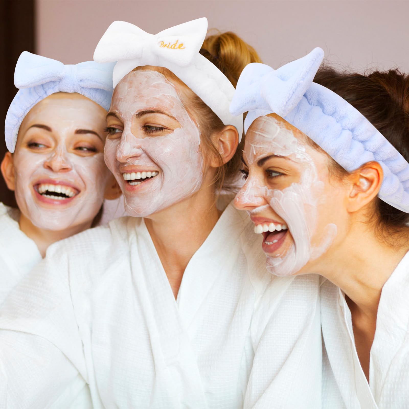 CIEHER group bachelorette lifestyle shot illustrating matching headbands for photos