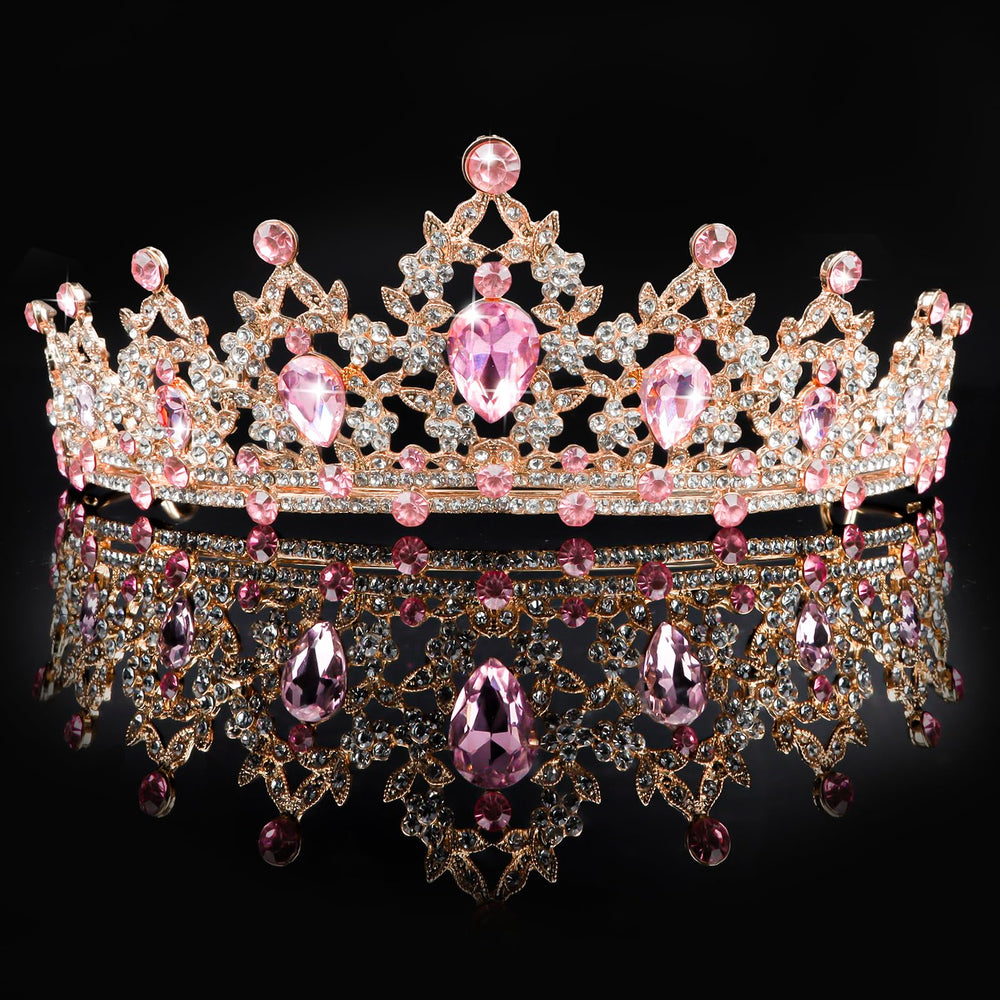 CIEHER tiara worn by bride illustrating refined sparkle for wedding photos