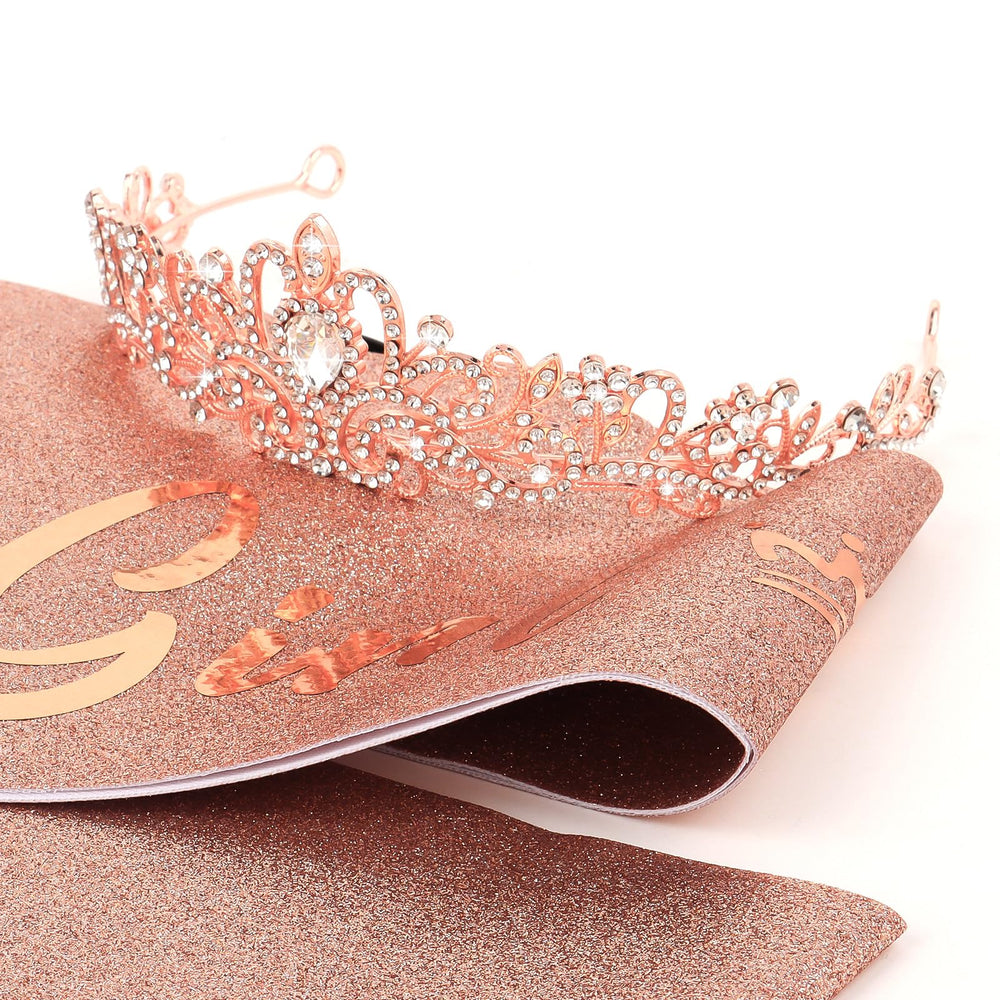 CIEHER party table with crown and sash demonstrating styled celebration