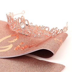 CIEHER party table with crown and sash demonstrating styled celebration