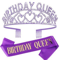 CIEHER purple sash front view showing regal look and photo-ready benefit