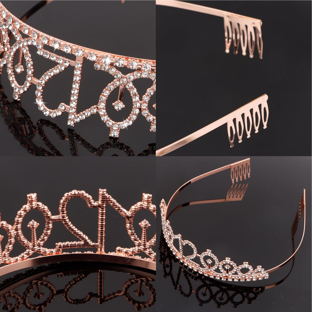 CIEHER rose-gold sash texture with hot-pressed letters showcasing durable shimmer