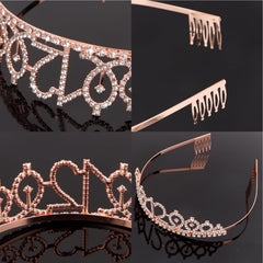 CIEHER rose-gold sash texture with hot-pressed letters showcasing durable shimmer
