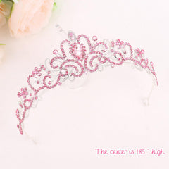 CIEHER full-length pink sash showcasing glitter fabric and aurora lettering
