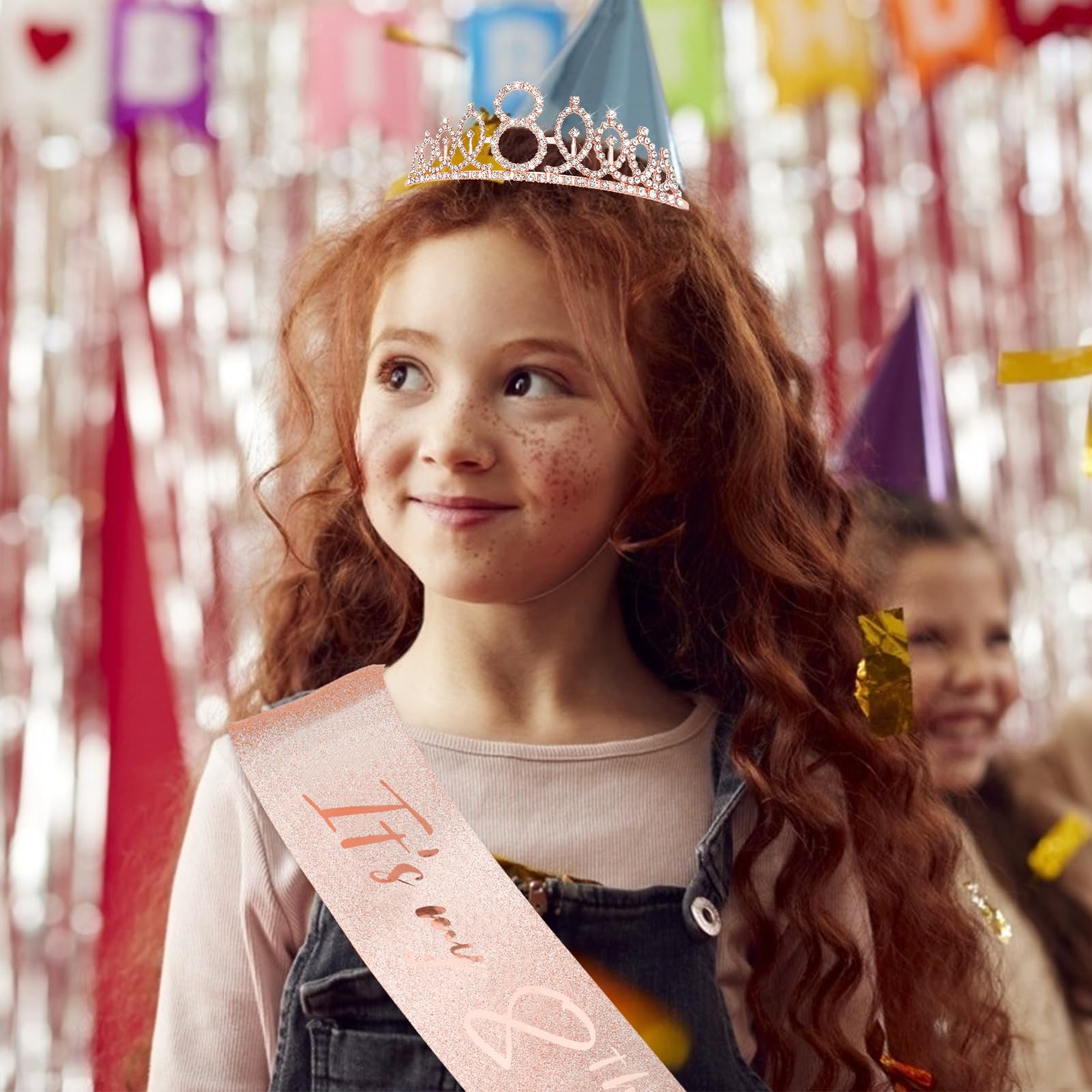 CIEHER sash worn on a girl’s shoulder for photo-ready birthday look