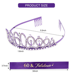 CIEHER tiara secured in an updo with combs, providing stable comfortable wear