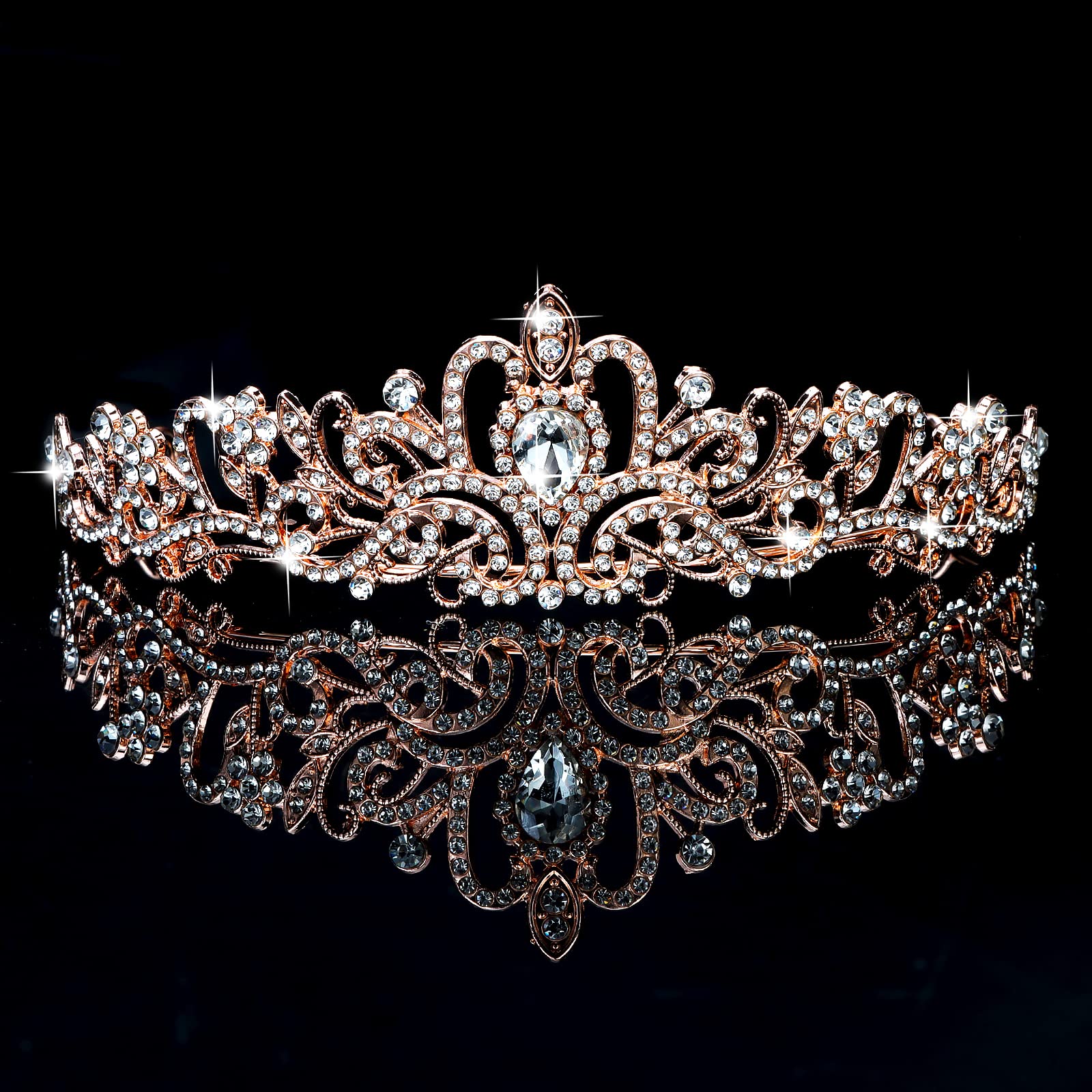 CIEHER tiara beside a hand for scale illustrating lightweight design benefit