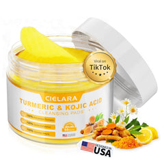 CIELARA jar front packaging showing label and 50 pads for easy brightness