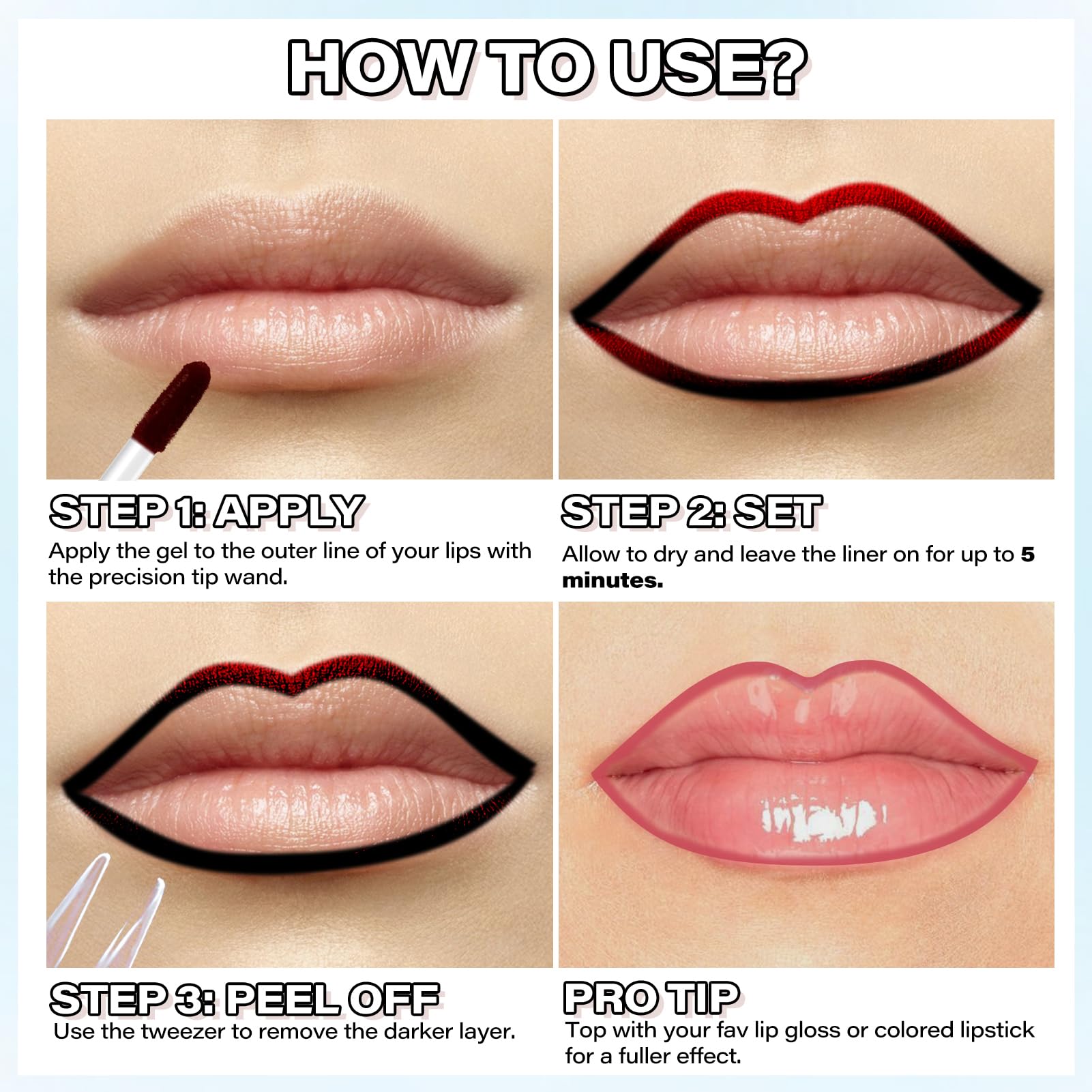 Cilrofelr color on lips rose showing natural matte finish and wearable shade