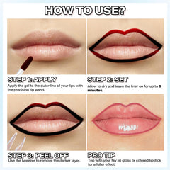 Cilrofelr color on lips rose showing natural matte finish and wearable shade