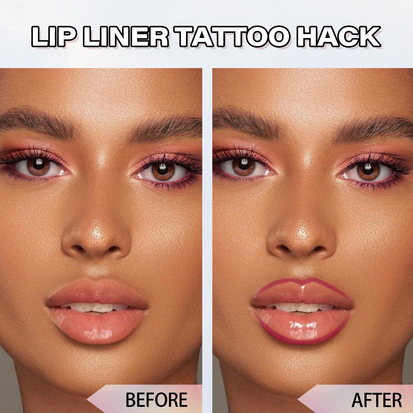 Cilrofelr close-up of precision tip for accurate lining and sharper lip shape