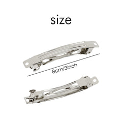 Cinaci close-up of barrette snap mechanism, demonstrating secure hold