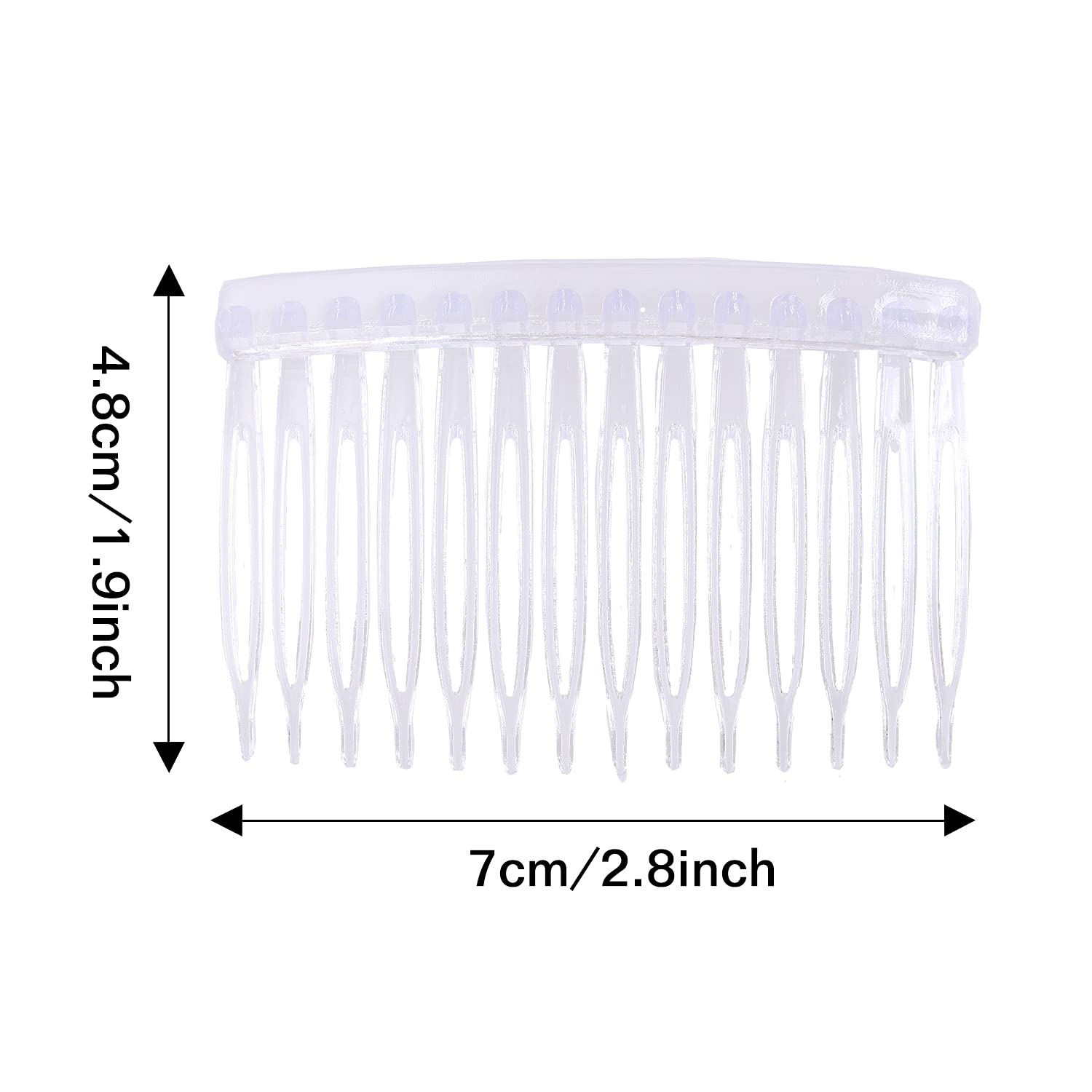 Cinaci decorated comb with flowers and pearls showing bridal DIY possibilities