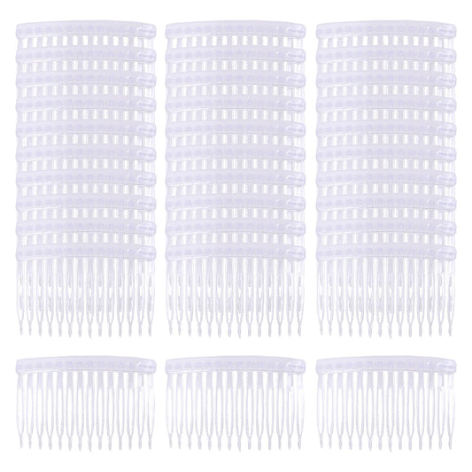 Cinaci clear side combs front package showing quantity and colors for bulk styling