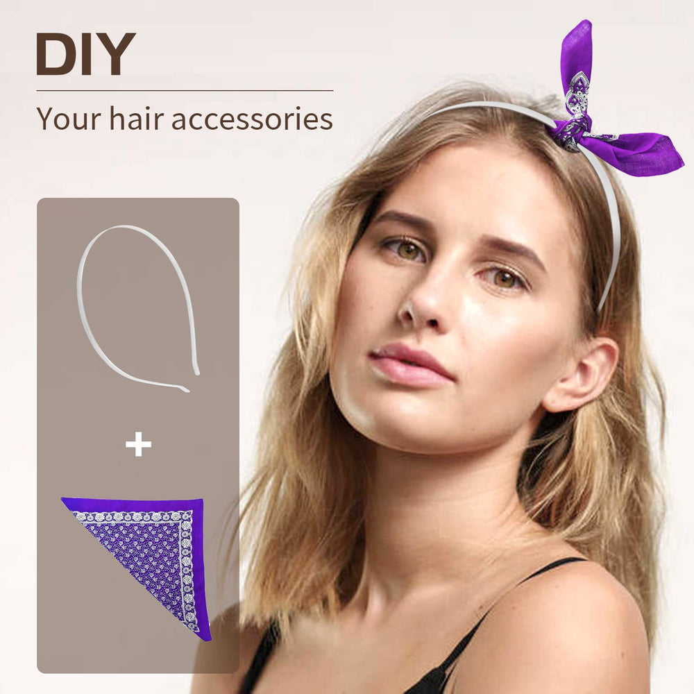 Cinaci headband held in hand for scale showing 5mm width and flexible fit