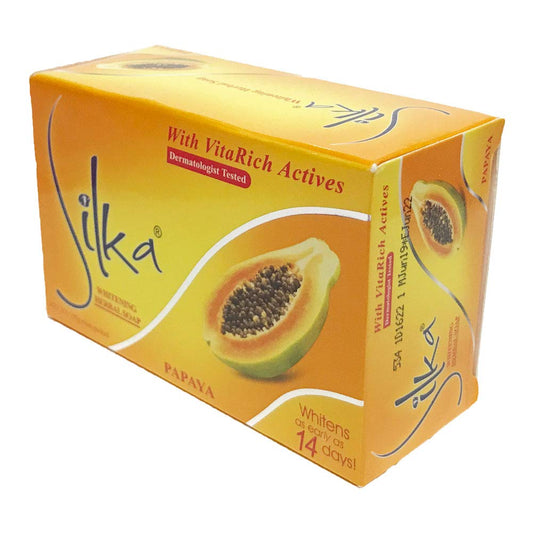 Circa siruka Papaya Soap front packaging shows brand and benefits for clearer skin