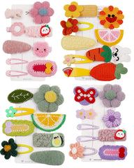 CISMARK front view of 33-piece colorful hairpin set showing variety and organization