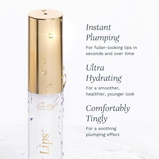 City Beauty City Lips pack of three tubes demonstrating value and ready spares