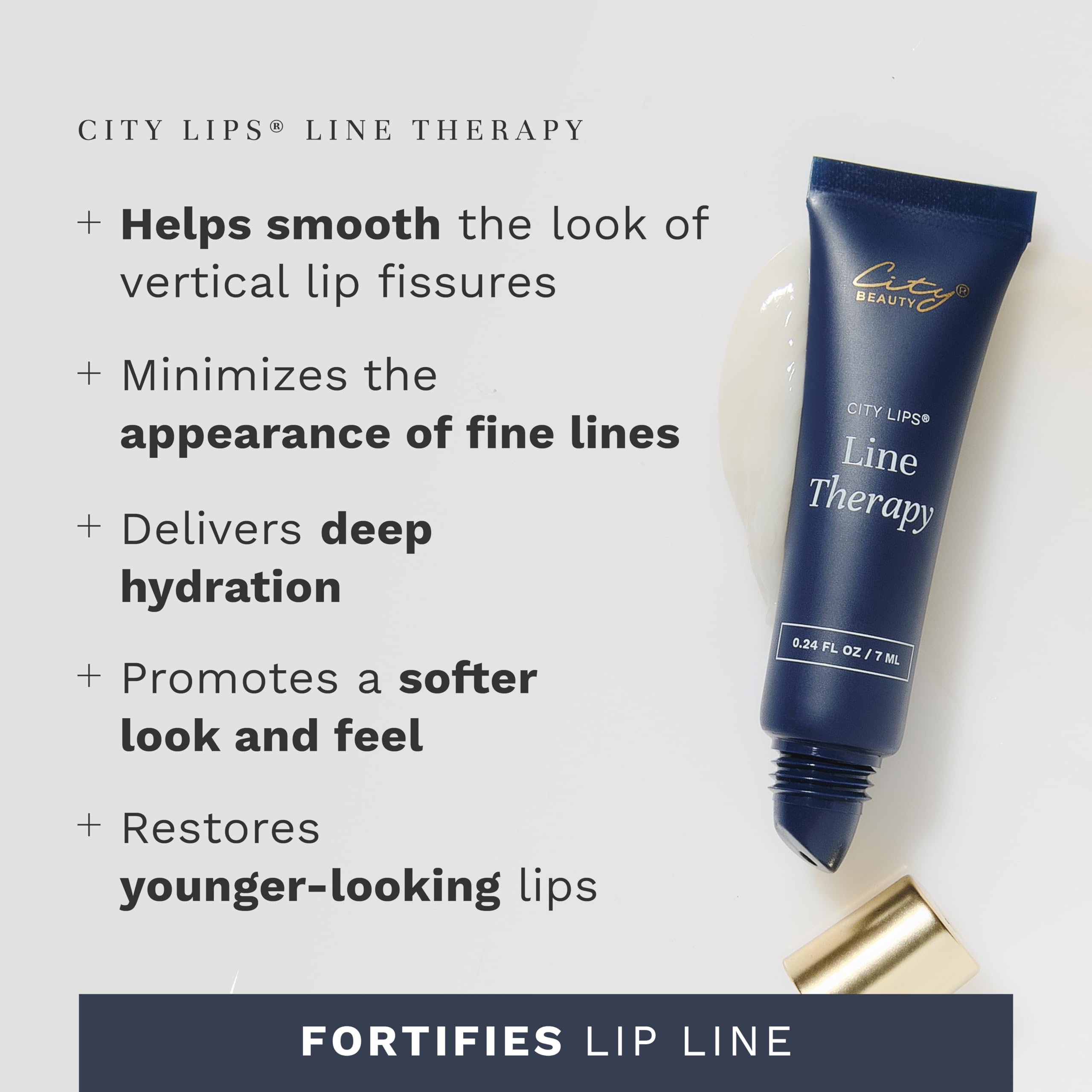 City Beauty City Lips jar open revealing creamy texture for smooth application