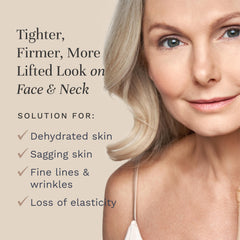 City Beauty cream being applied along jawline to visibly lift and tighten