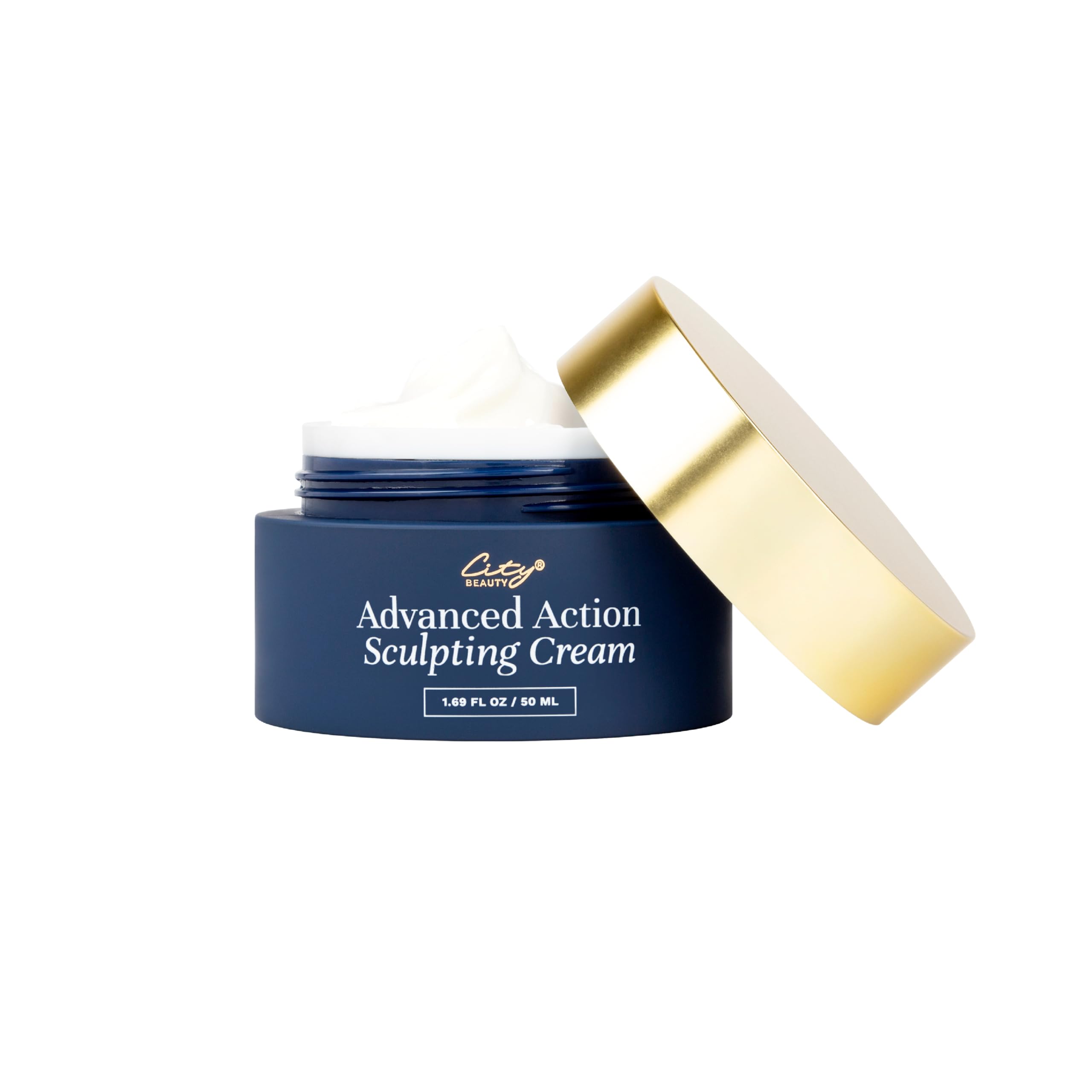 City Beauty label close-up listing peptides and safe-ingredient benefits