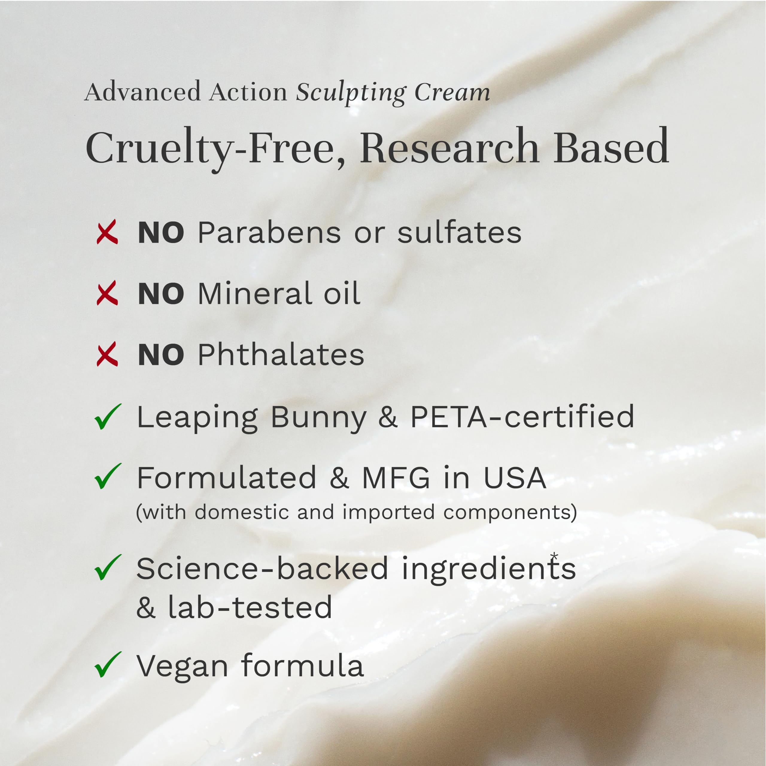 City Beauty cream next to a hand for size and easy application benefit