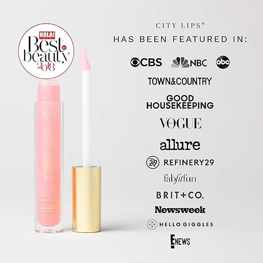 City Beauty City Lips close-up shimmer detail showing reflective gold flecks for dimension