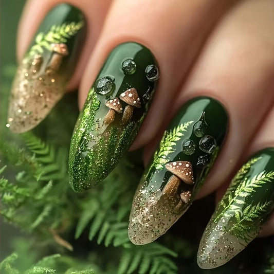 CJDLTS full box packaging showing glossy green mushroom design and included tools