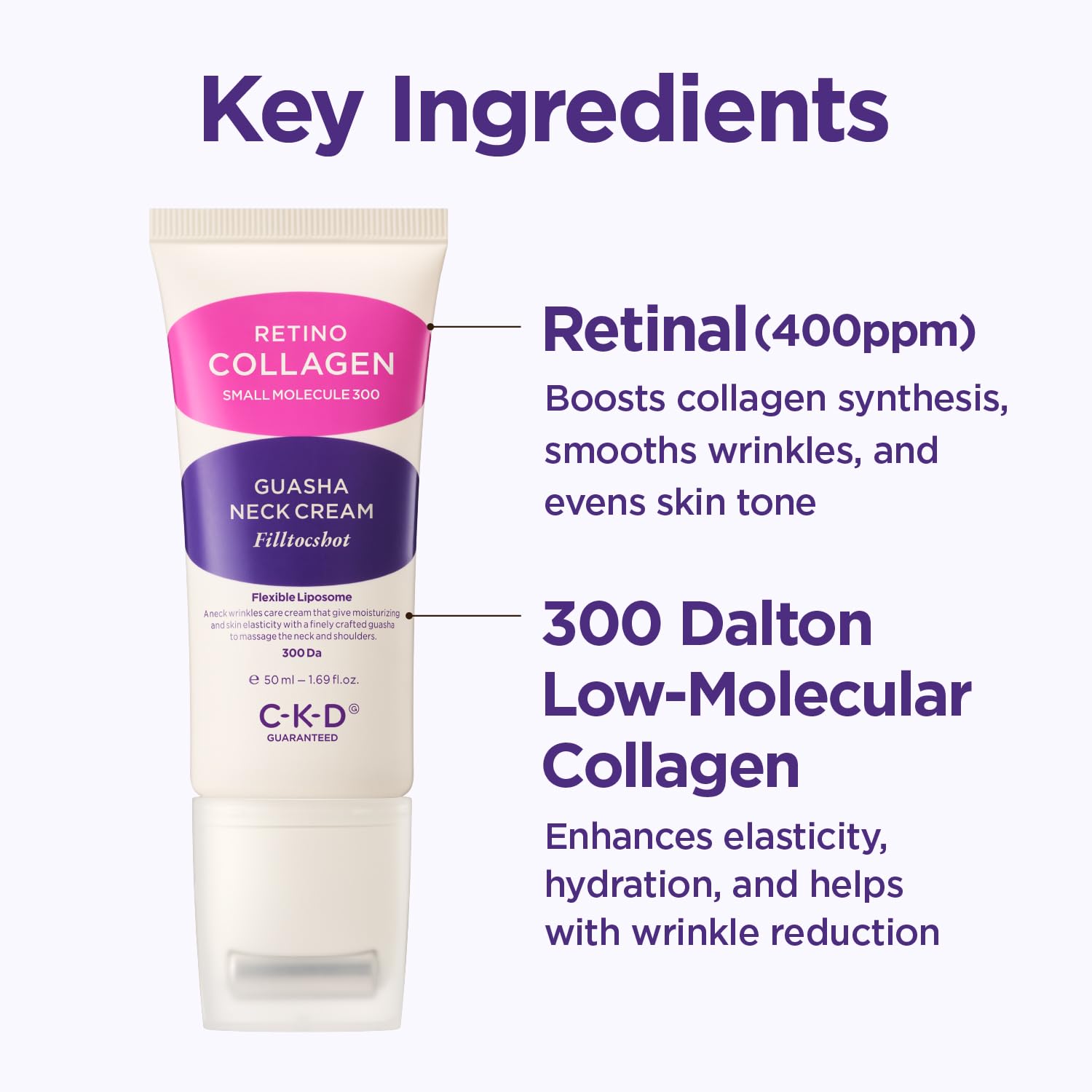 CKD Guaranteed applicator massaging neck for lifted contour