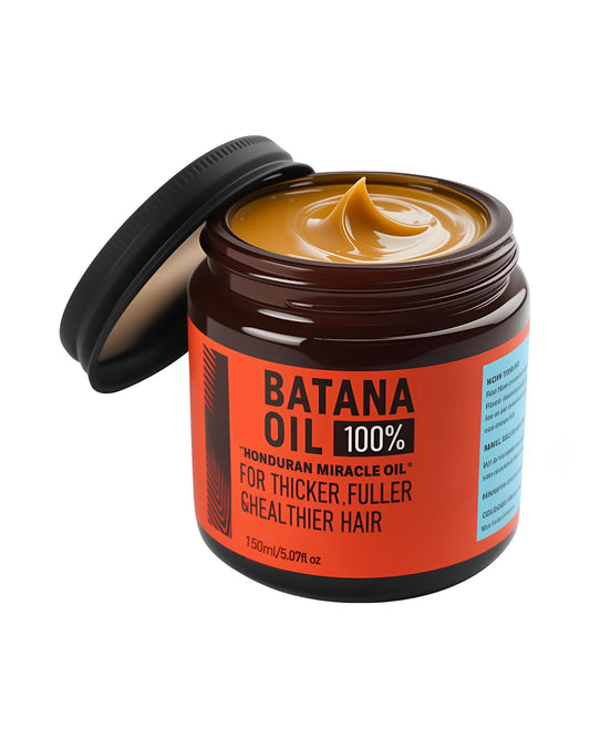 CKOWAJN Batana oil front bottle showing organic cold-pressed benefit