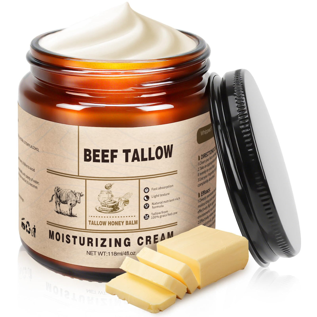 CKOWAJN jar front view showing label and compact packaging for easy storage
