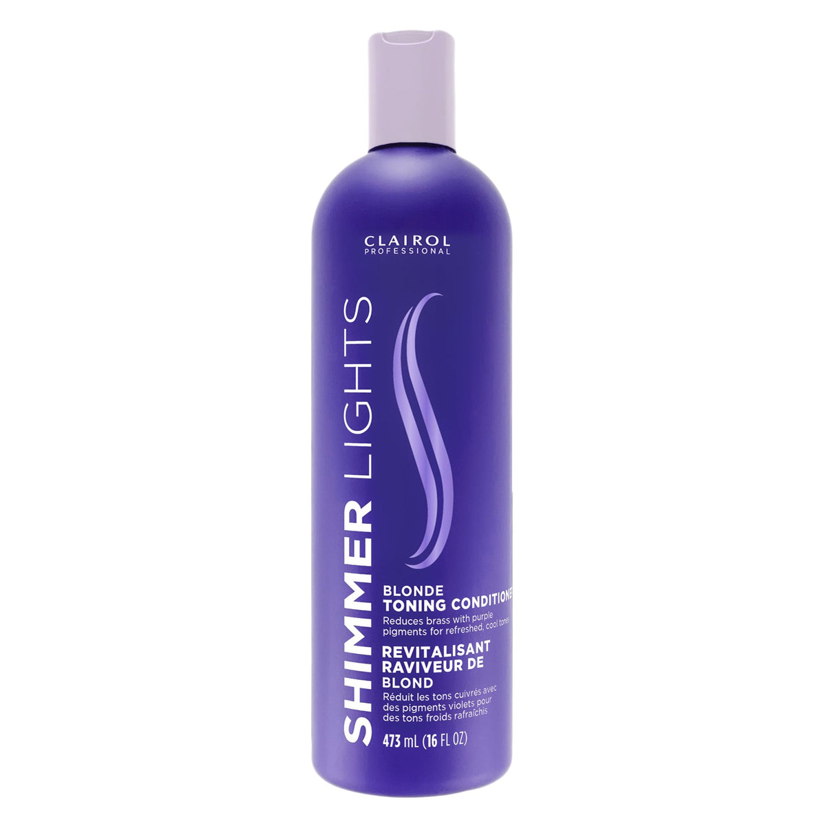 Clairol Professional front packaging showing product benefits and purple hue
