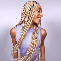 Clairol Professional after-tone blonde hair looking cooler and refreshed