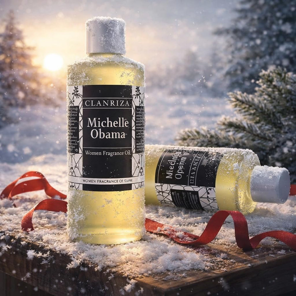 CLANRIZA perfume oil used during daytime conveying subtle, sophisticated scent